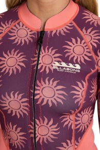Billabong-Salty Dayz 2mm LS Frontzip Shorty Women 2026 Wetsuit
