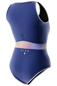 Prolimit-Fire Sleeveless Shorty Front V-zip Wetsuit