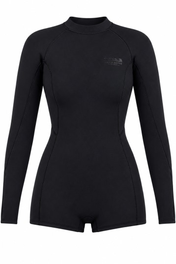 Billabong-Spring Fever 2mm LS Backzip Shorty Women Wetsuit