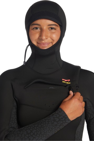 Billabong-Synergy 5/4 Frontzip Hooded Women Wetsuit