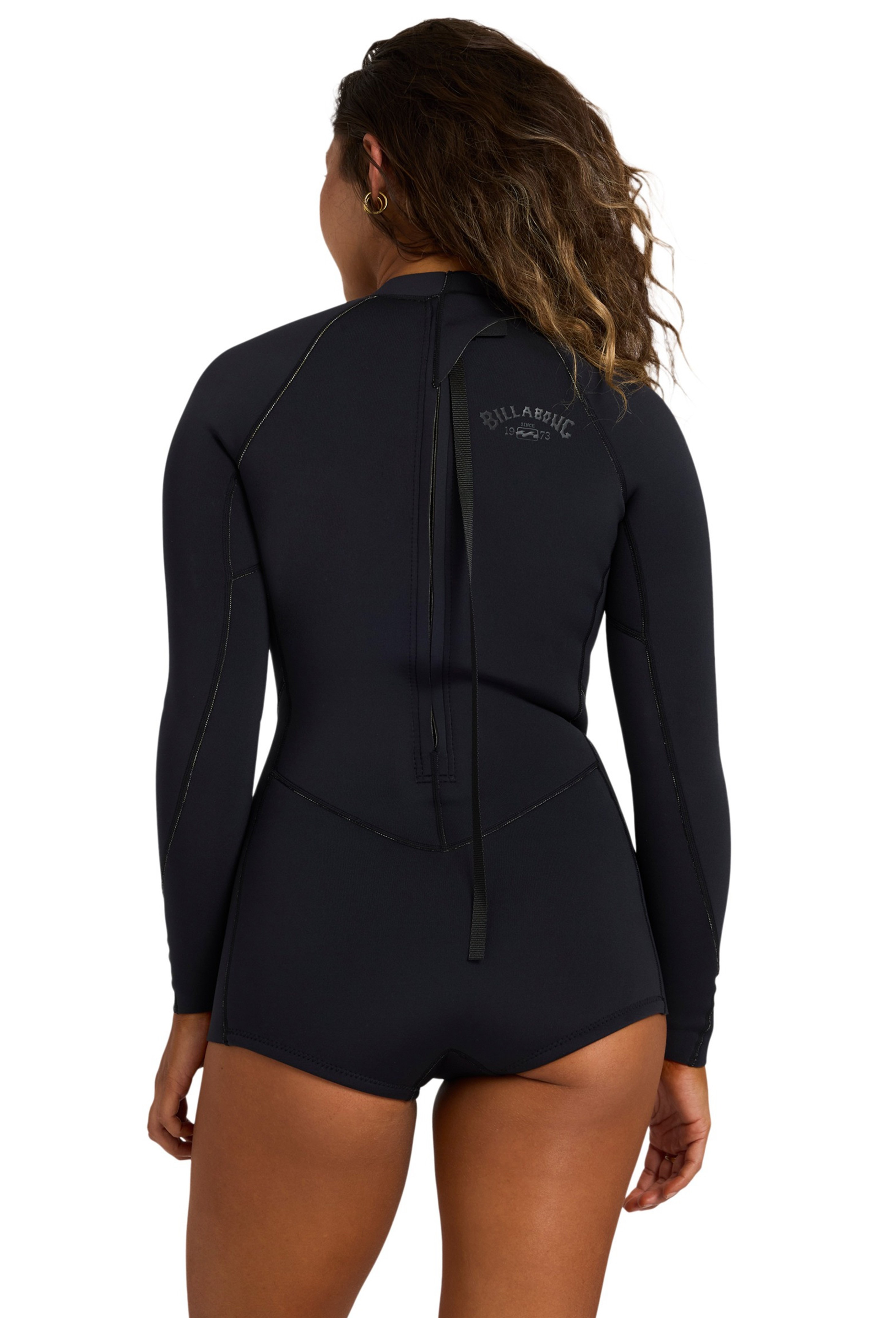 Billabong-Spring Fever 2mm LS Backzip Shorty Women Wetsuit