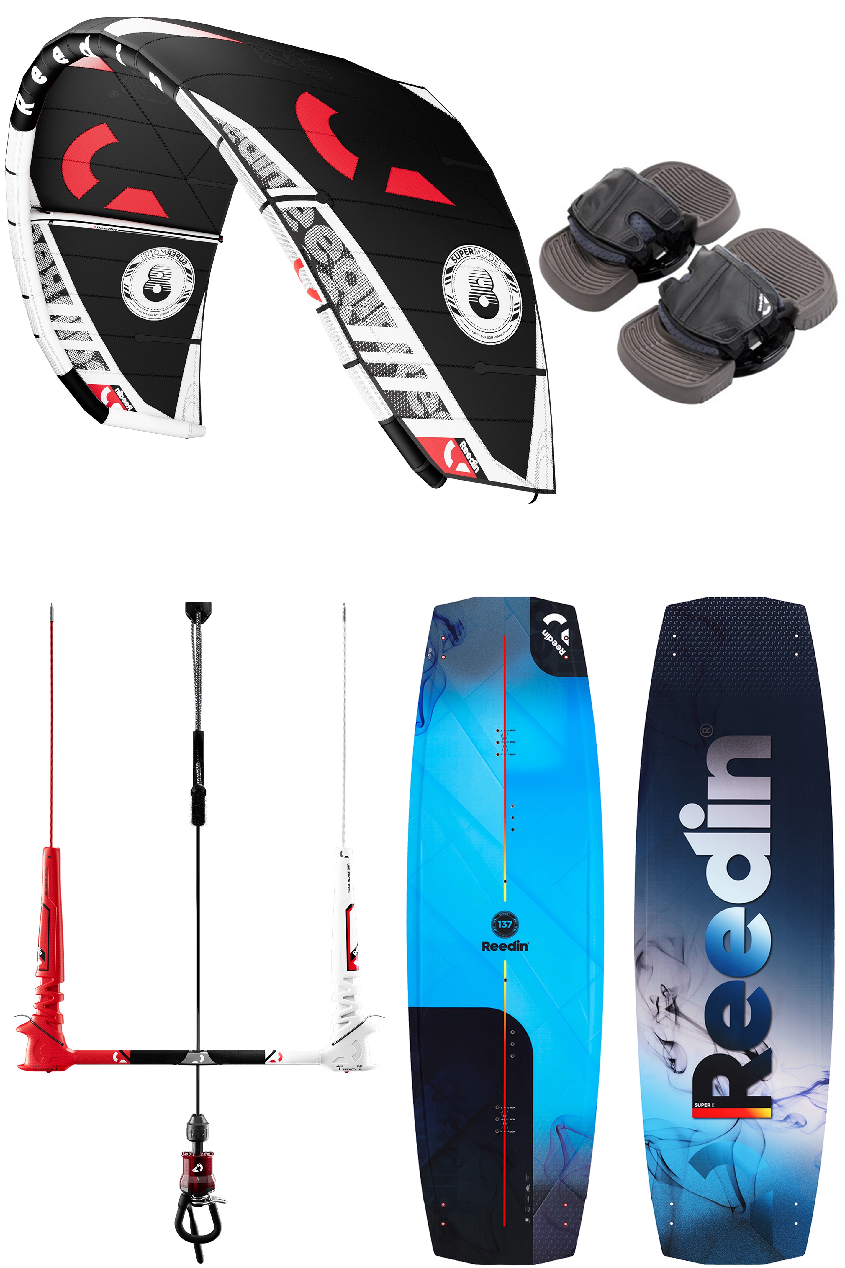 Reedin Kiteboarding-Super Model 2025 + Super E 2026 Kitesurf set