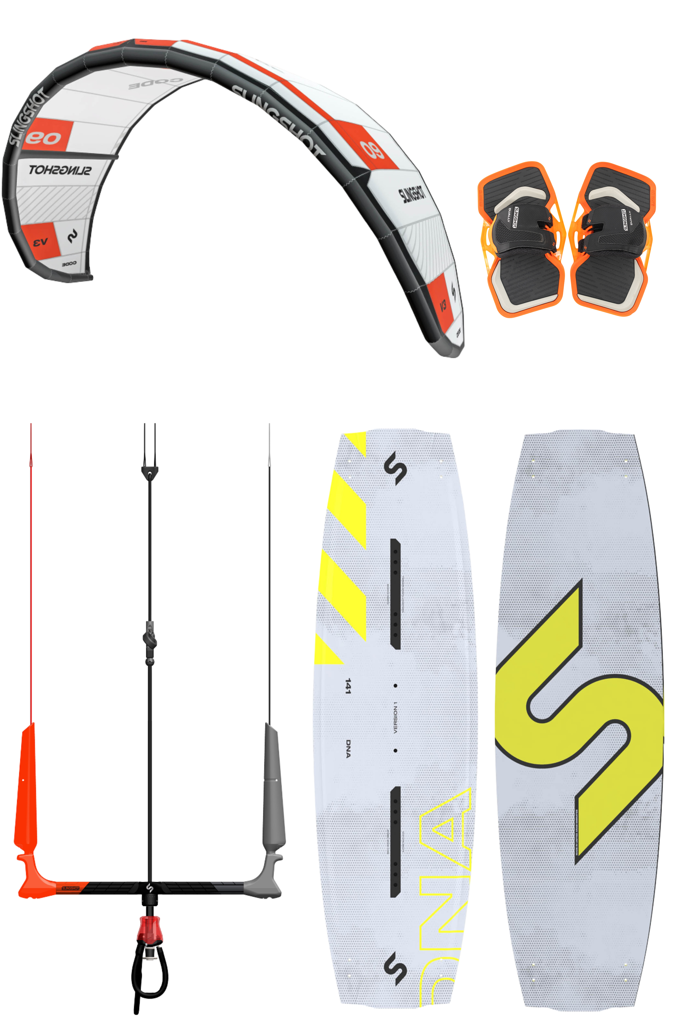 Slingshot-Code V3 + DNA V1 2027 Kitesurf Set